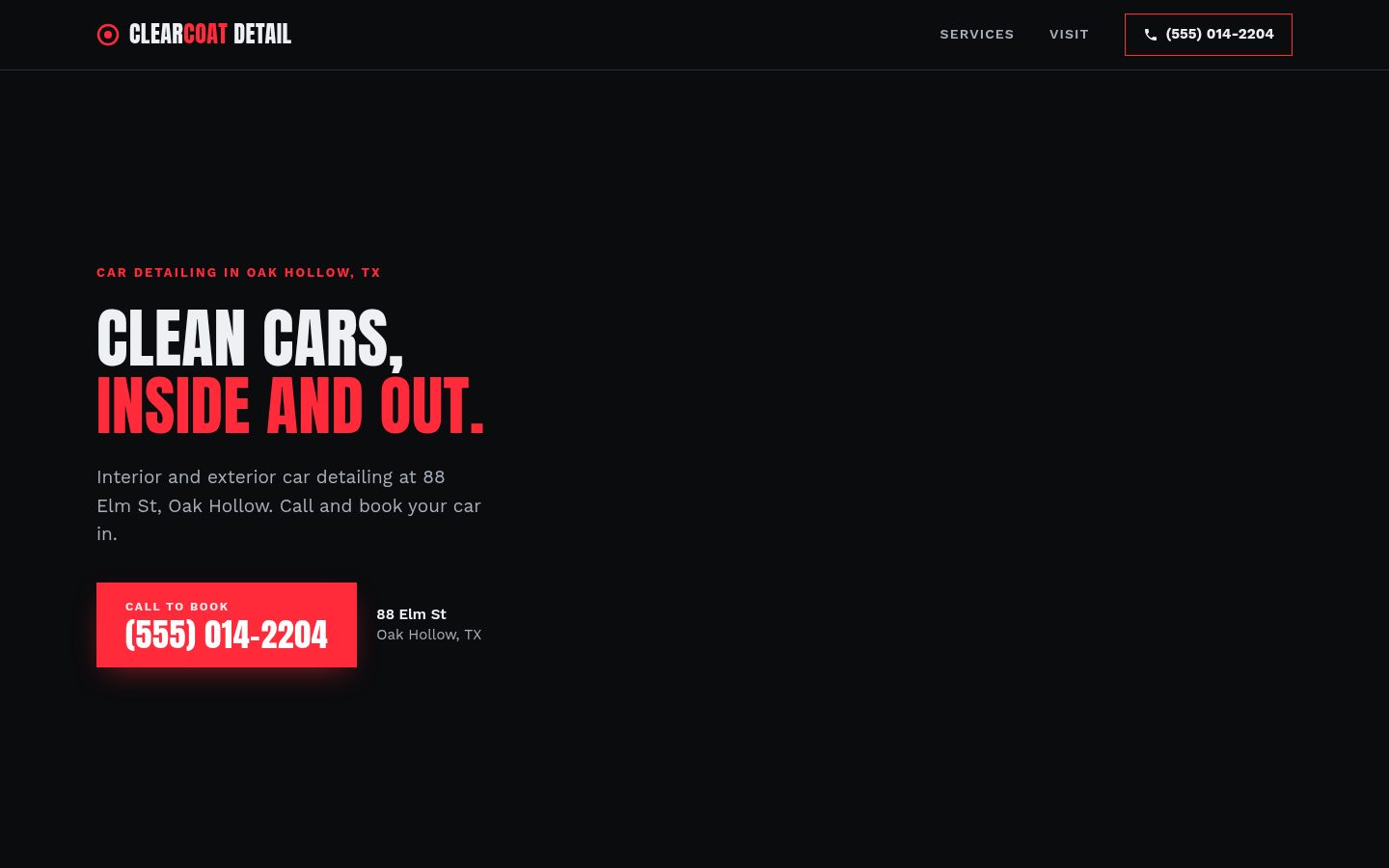 Car detailing · Texas