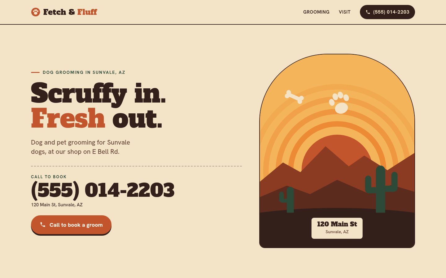 Dog grooming · Arizona
